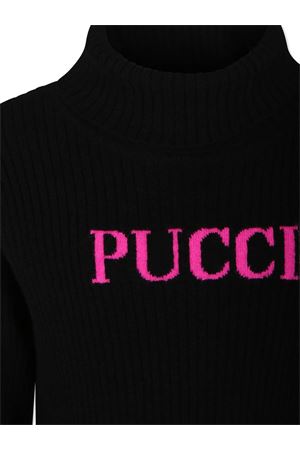 black wool jumper EMILIO PUCCI KIDS | PV9A40Z2362930